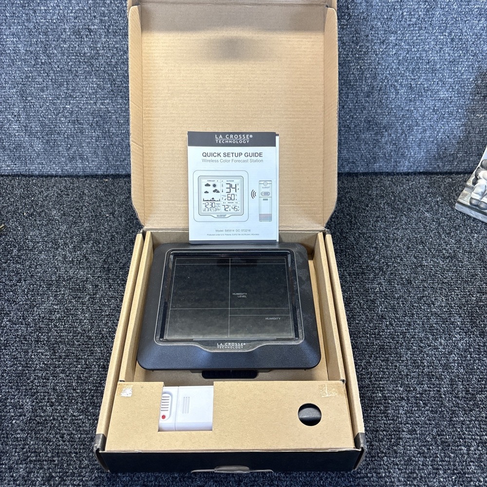 La Crosse Technology - Wireless Color Forecast Station Model S85814~NIB